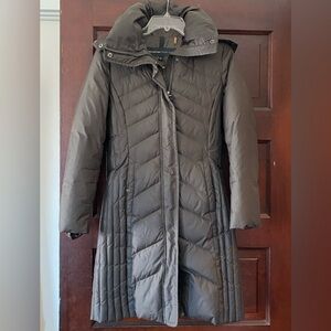 Marc New York Andrew Mark long green jacket size XS good condition